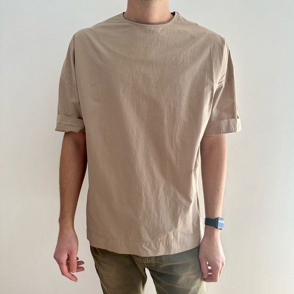 NWT COS OVERSIZED TAN SHIRT - S - Picture 7 of 15